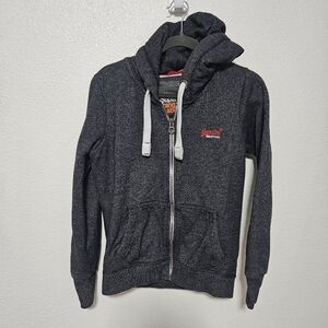 The Superdry Orange Label hoodie size medium
